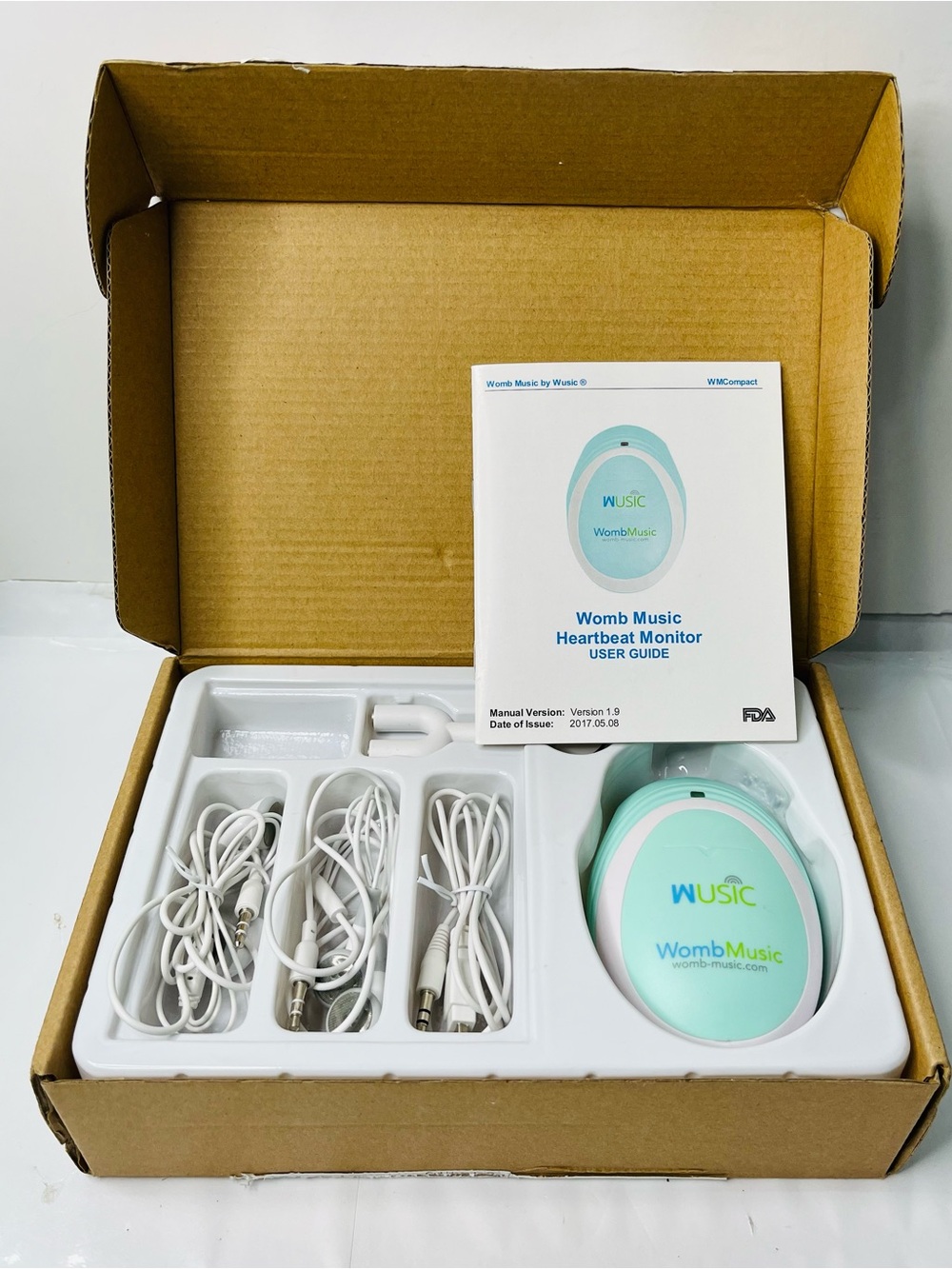 🔥🧸WUSIC Womb Music Baby Monitor Complete Open Box 🎁👶🏼
